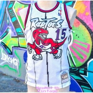 VINCE CARTER (Toronto Raptors NBA) Vintage Basketball Jersey size Small